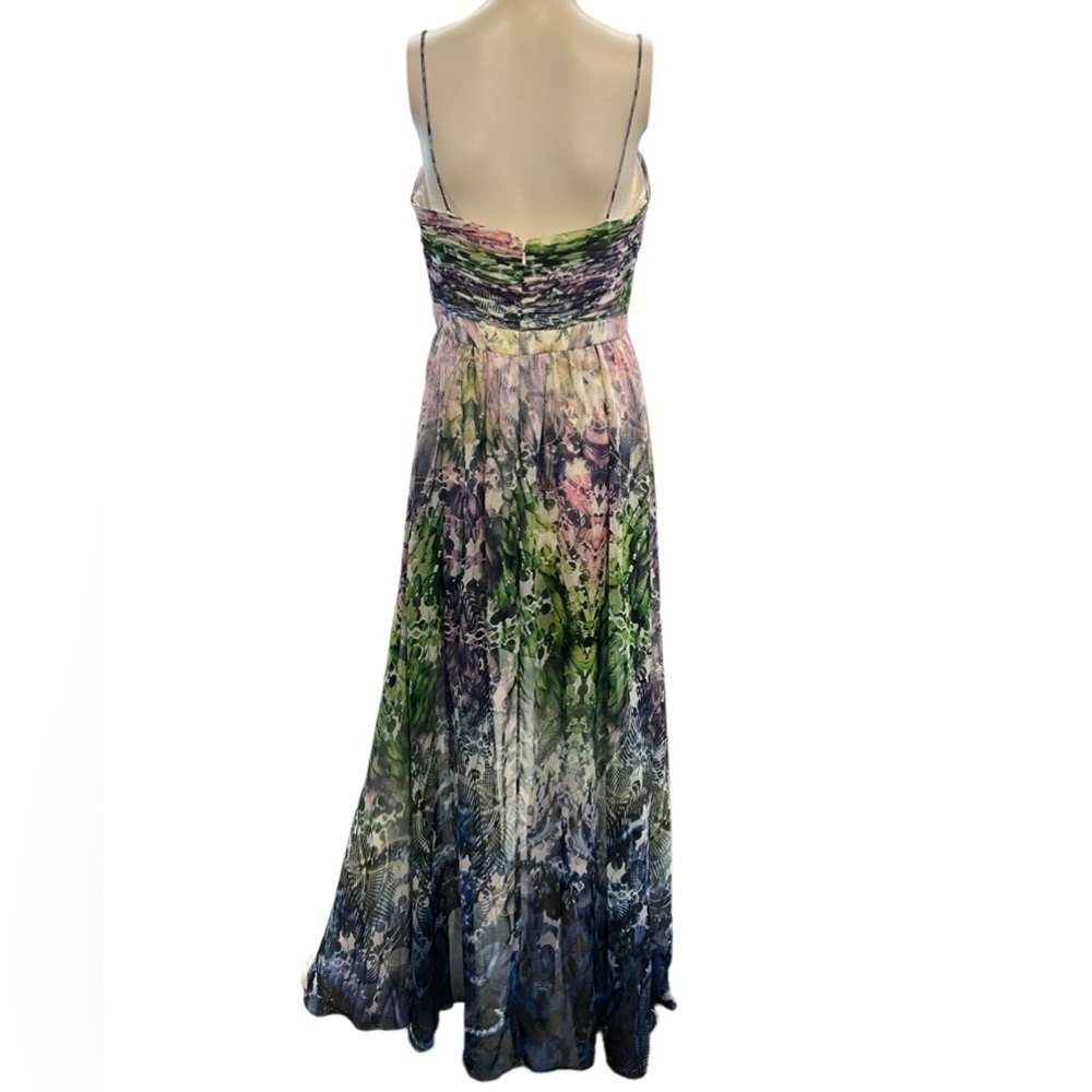 Aidan Mattox Floral‎ High Low Dress Size 10 - Picture 4 of 10